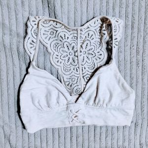 White Aerie Bralette - Size S